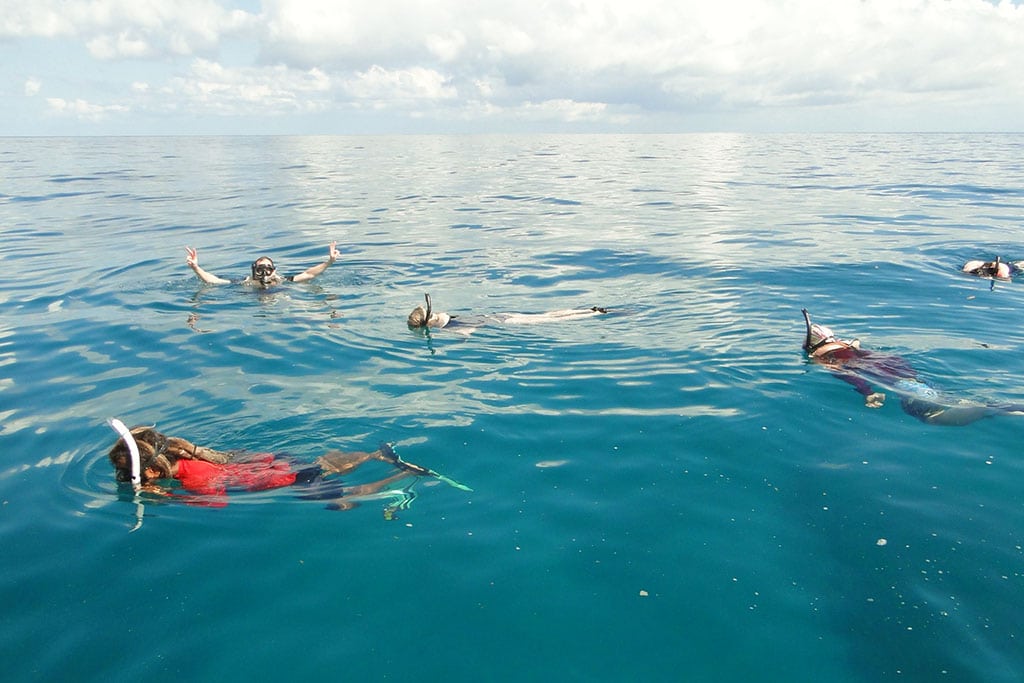 Snorkeling devant l'isla de Caño