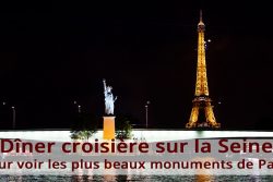 Dîner croisière sur la Seine pour voir les plus beaux monuments de Paris