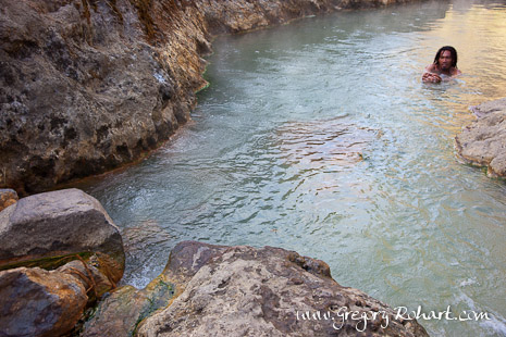 Source chaude près de Segara Anak
